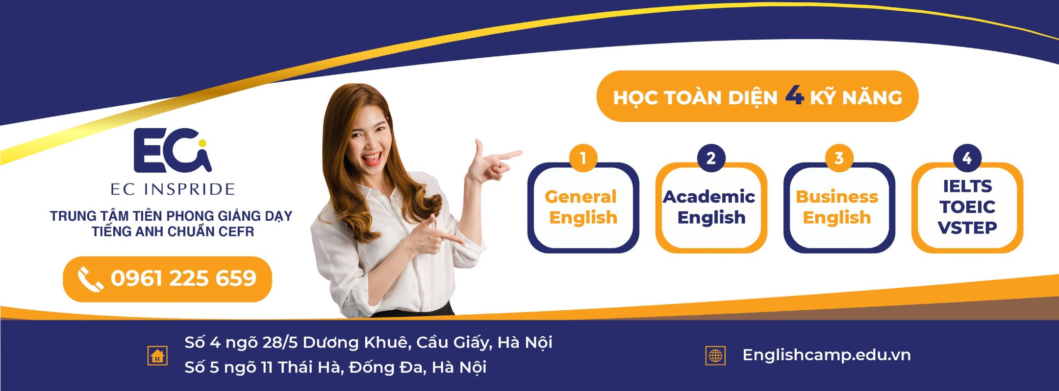 Trung tâm EC Inspride - Tiếng Anh Chuẩn CEFR - Nam Từ Liêm