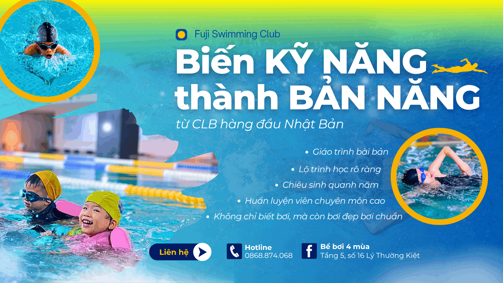 Trung tâm Fuji Swimming Club - Hải Châu