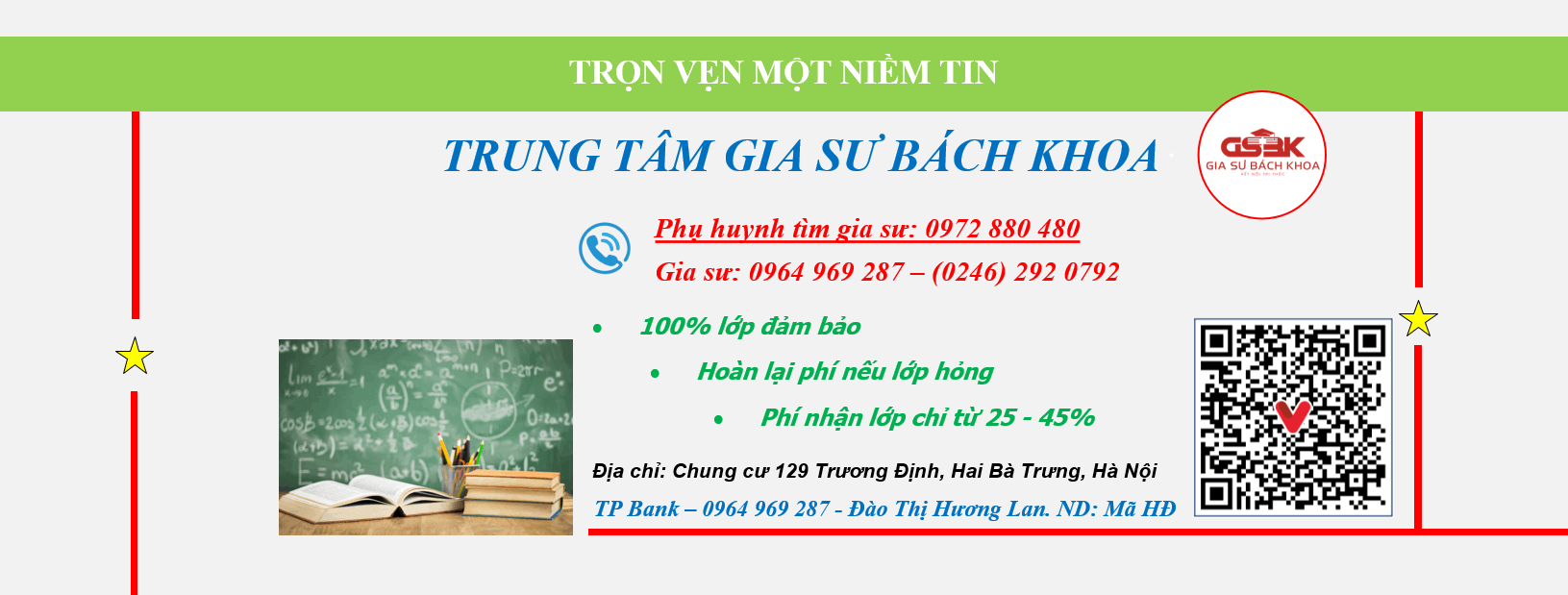 Trung tâm Gia sư Bách Khoa Hà Nội - Thanh Xuân