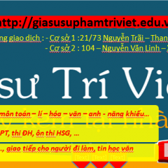 Trung Tâm Gia Sư Sư Phạm Trí Việt - Phúc Yên