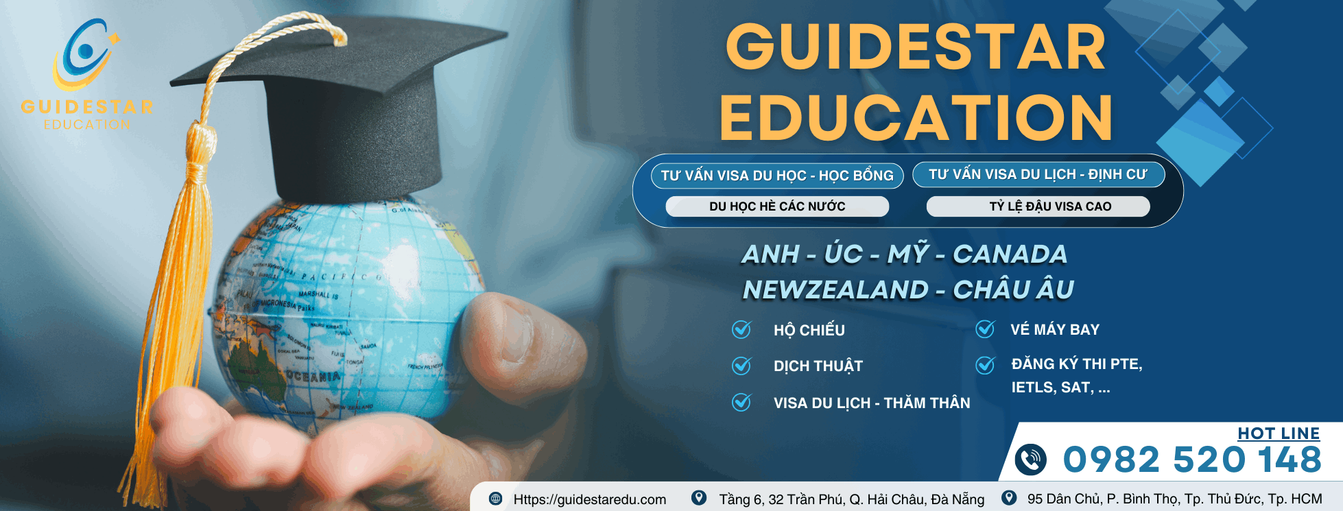 Trung tâm Guidestar Edu-Tư vấn Du học, Du lịch và Định cư - Hải Châu