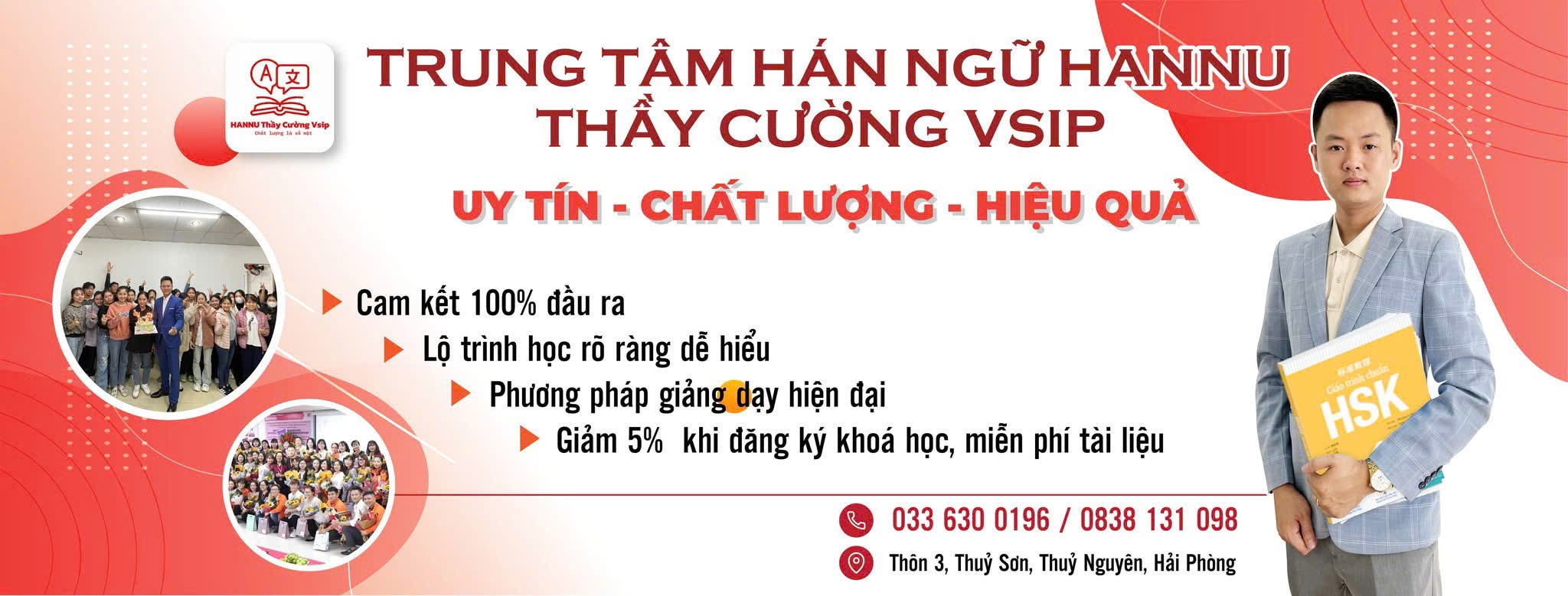 Trung Tâm Hán Ngữ Hannu Thầy Cường VSIP - Thủy Nguyên