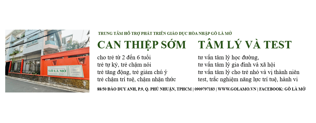 Trung tâm hỗ trợ phát triển giáo dục hòa nhập Gõ Là Mở - Cơ sở 1