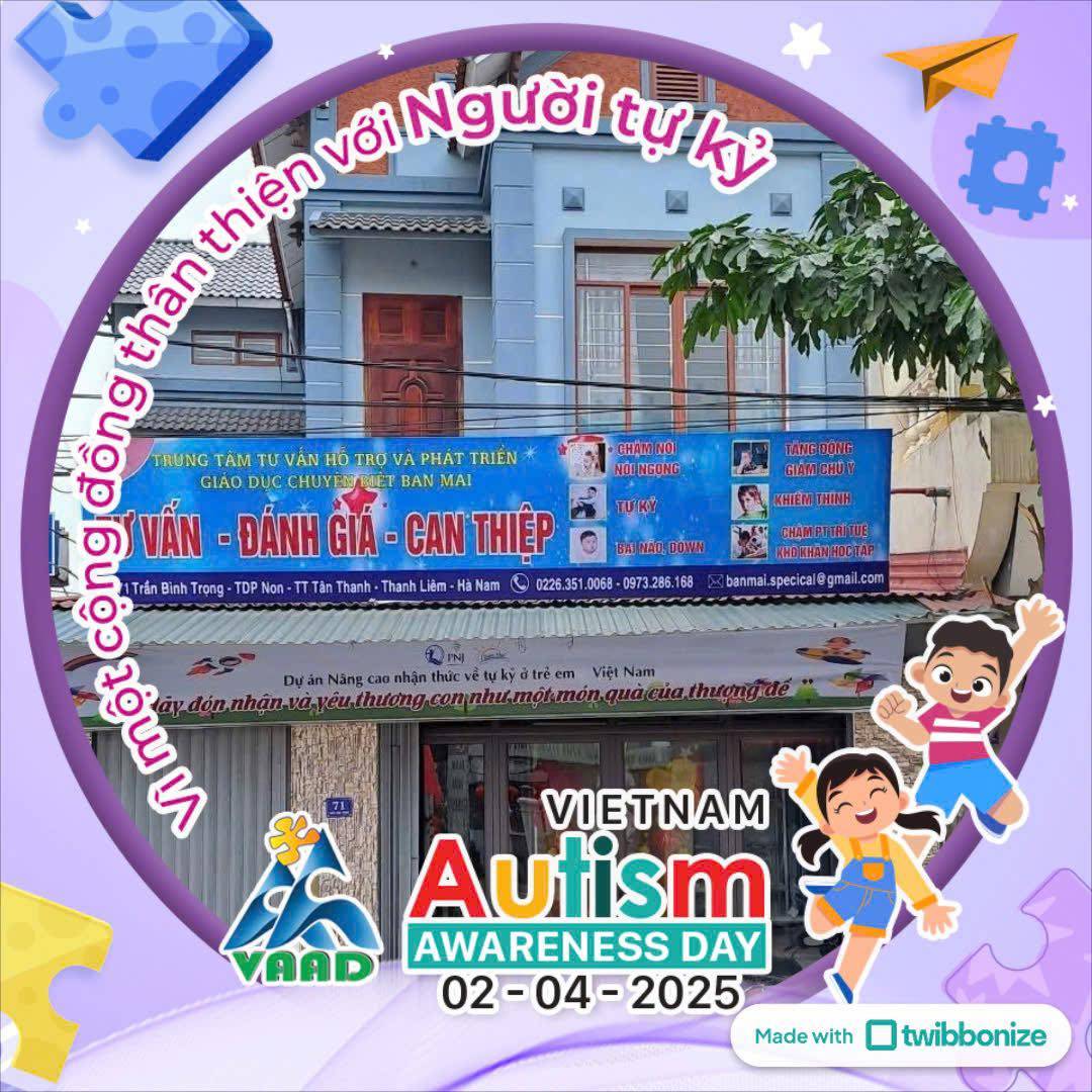 Trung tâm Hỗ Trợ và Phát triển giáo dục Chuyên Biệt Ban Mai - Thanh Liêm, Hà Nam