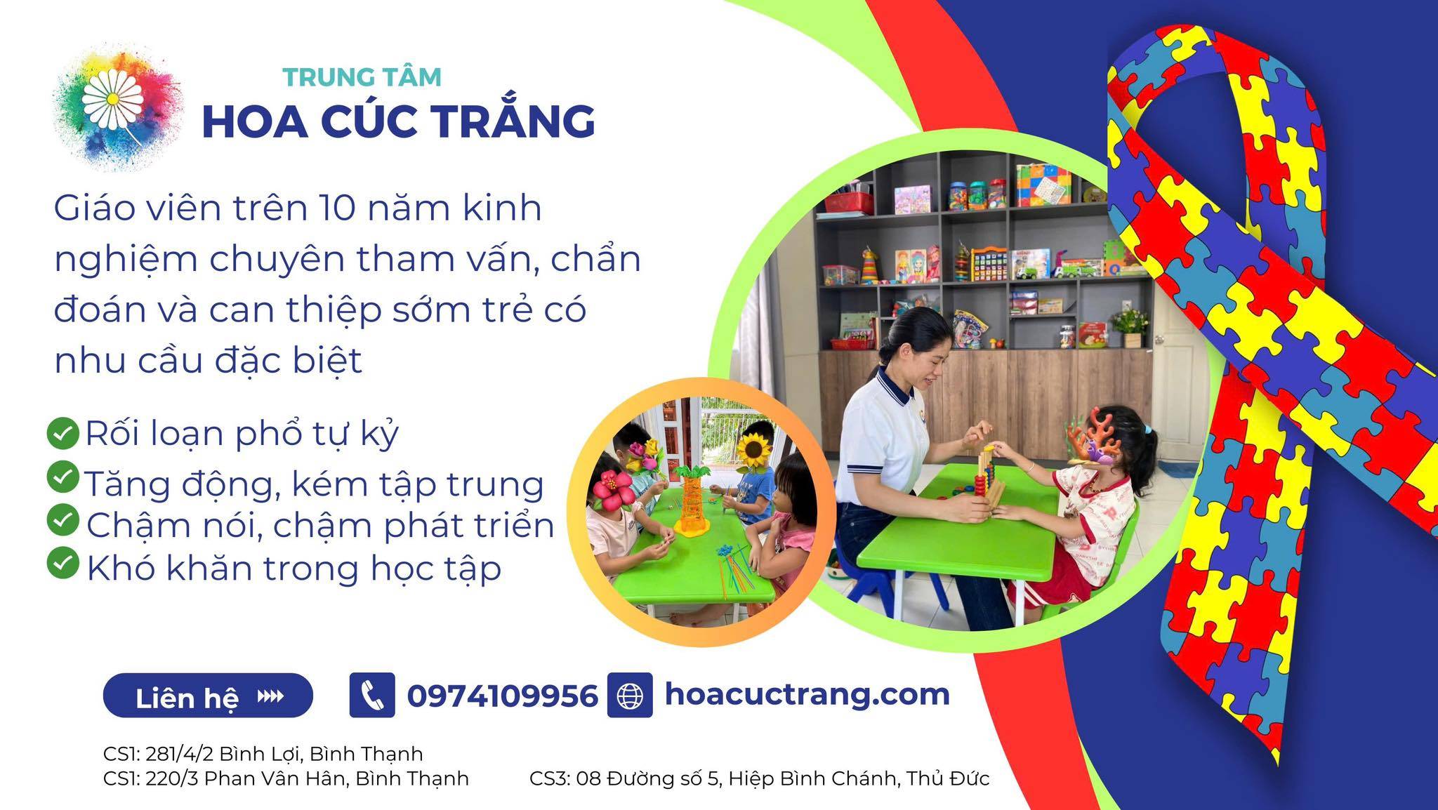 Trung tâm Hoa Cúc Trắng - Cơ sở 1