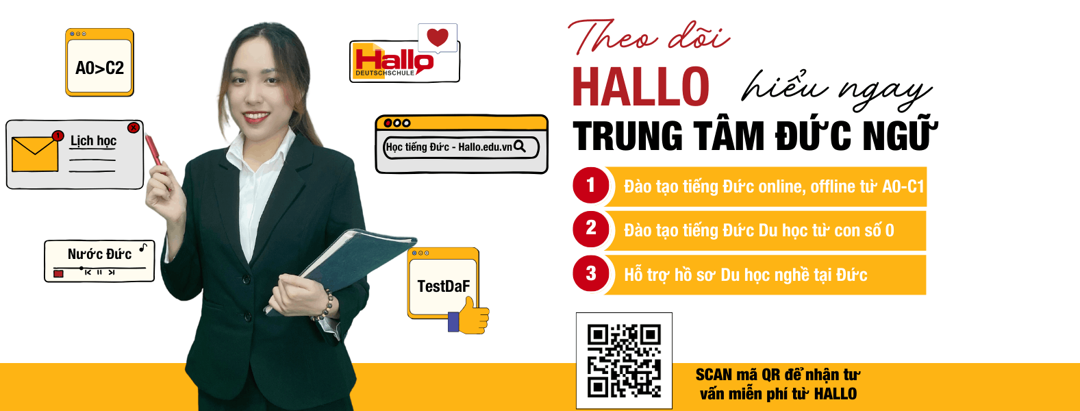 Trung tâm Học Tiếng Đức Hallo - Cầu Ông Lãnh