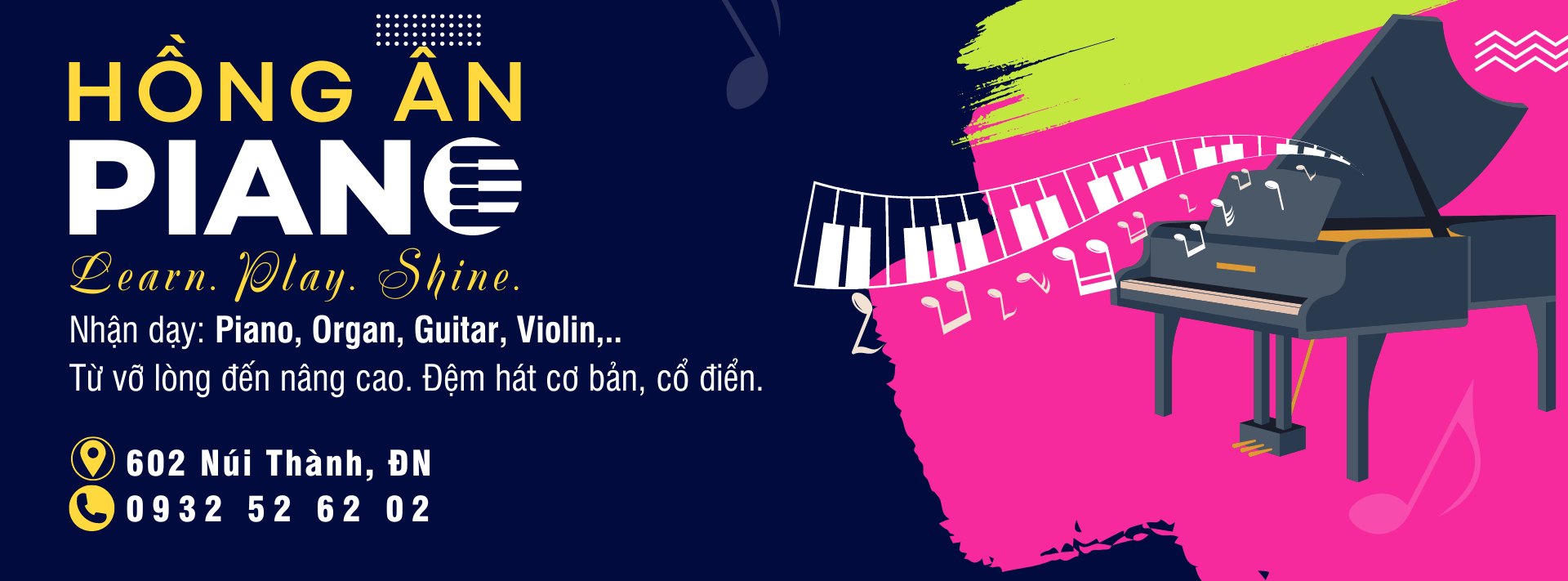 Trung tâm Hồng Ân Piano - Hải Châu