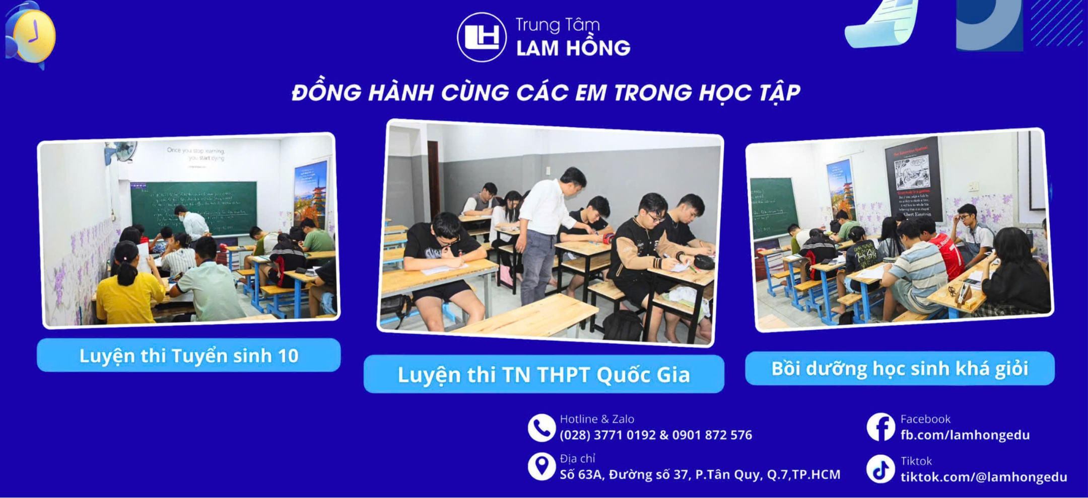 TRUNG TÂM LUYỆN THI LAM HỒNG - Phường Tân Hưng
