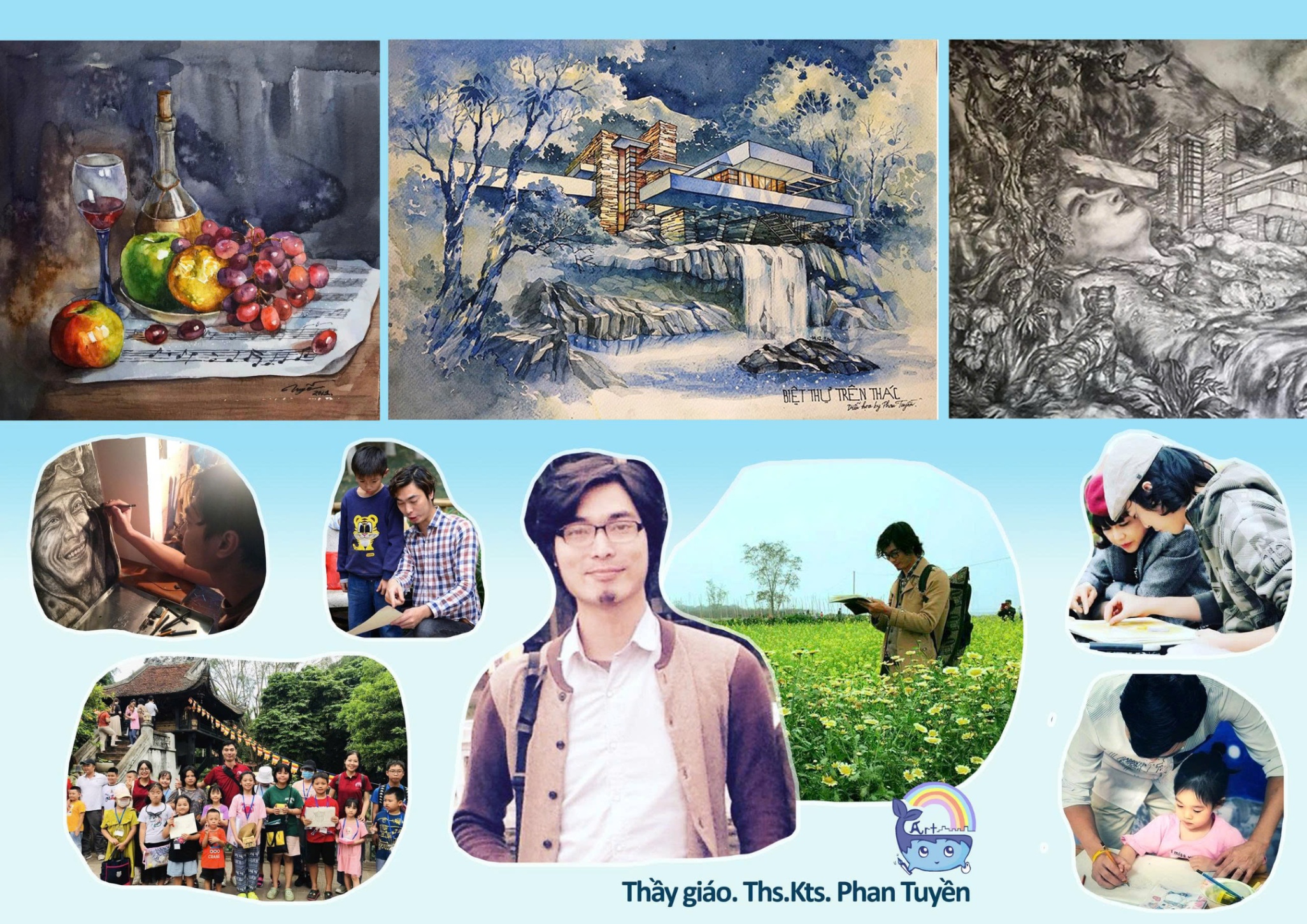 LỚP VẼ THẦY TUYỀN - MỸ THUẬT LIMART - PHƯỜNG MỖ LAO, QUẬN HÀ ĐÔNG - Limart