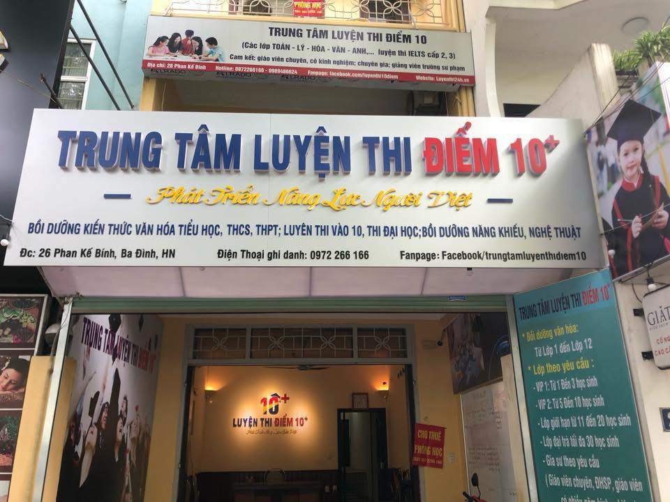 Trung tâm Luyện thi Điểm 10+ - Ba Đình