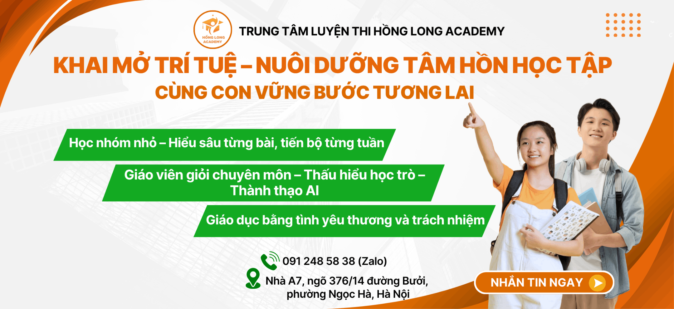 Trung Tâm Luyện Thi Hồng Long Academy - Ngọc Hà