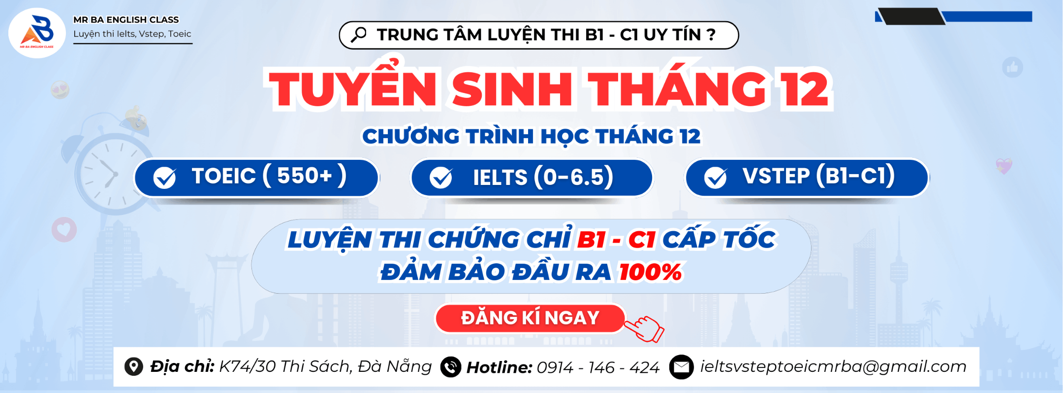 Trung tâm Mr Ba English Class - Hải Châu