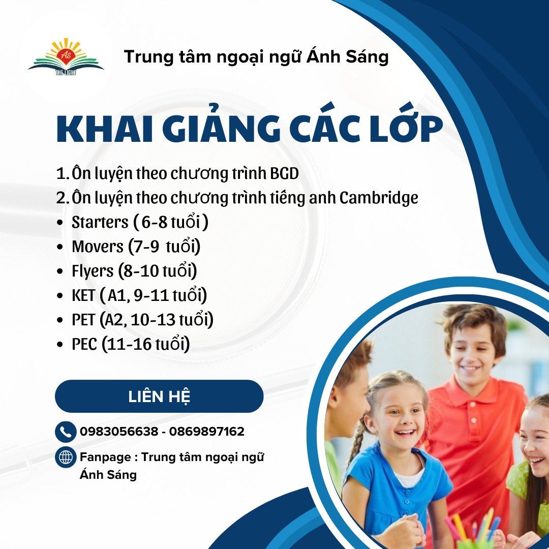 Trung tâm Ngoại Ngữ Ánh Sáng - The Light English Center - Nha Trang