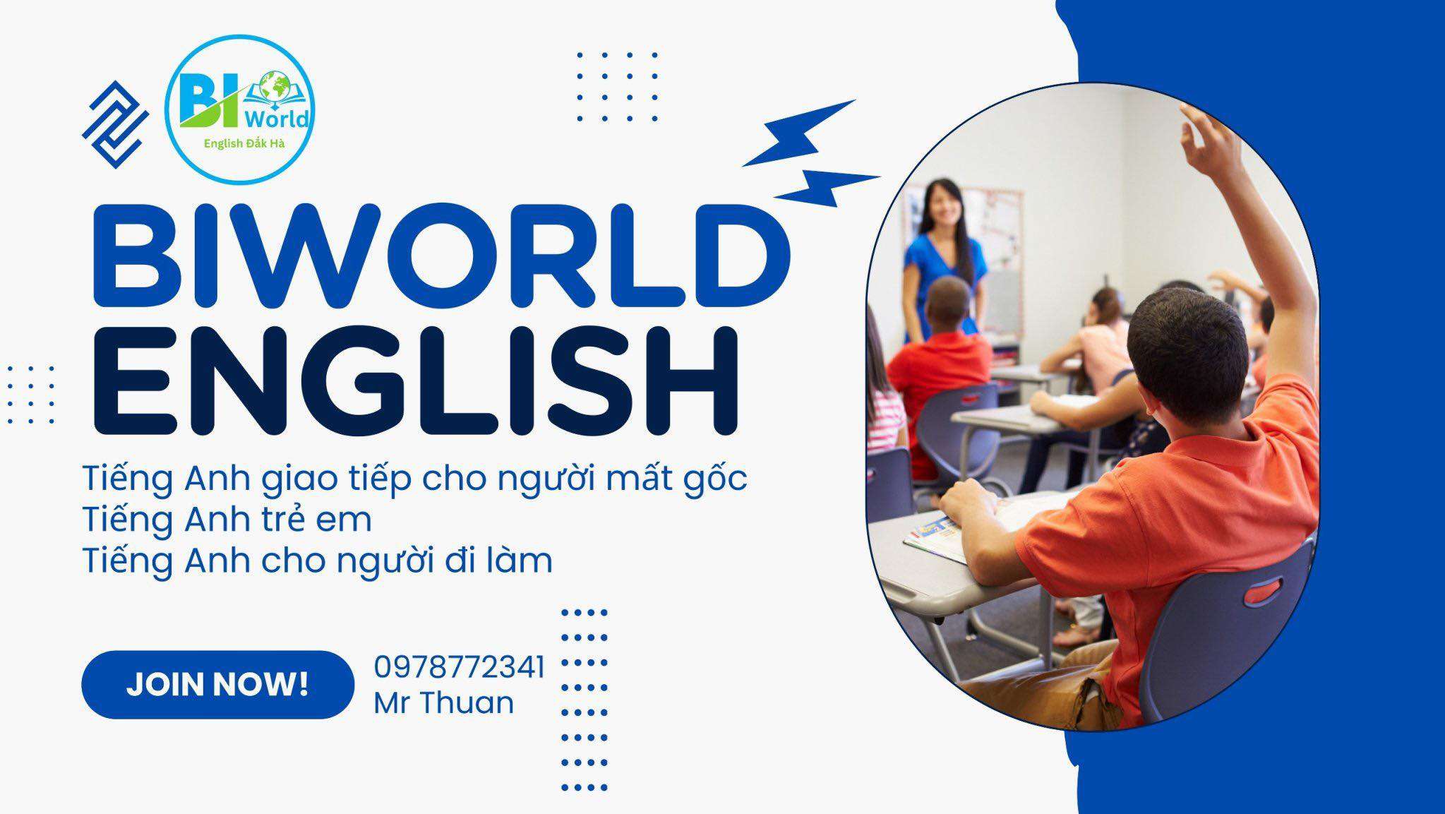 Trung tâm Ngoại Ngữ Biworld English - Đăk Hà