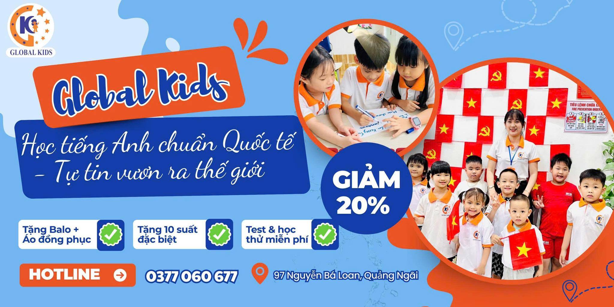 Trung tâm Ngoại Ngữ Global kids - Quảng Trị