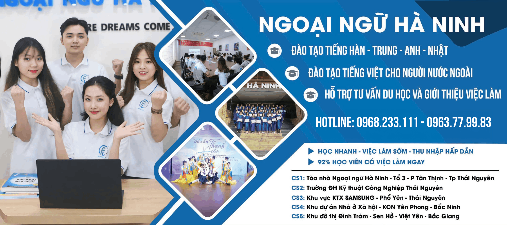 Trung tâm Ngoại Ngữ Hà Ninh - Thái Nguyên