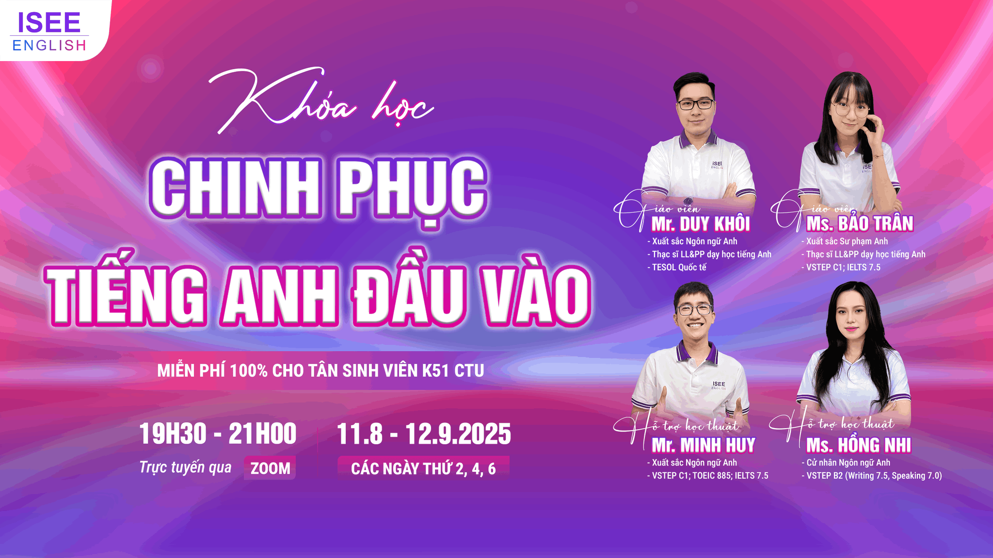 Trung tâm Ngoại Ngữ ISEE - Cơ sở 1