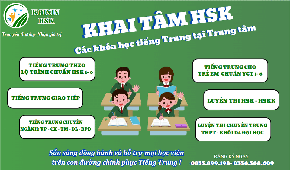 Trung tâm Ngoại Ngữ Khai Tâm HSK - Cẩm Phả