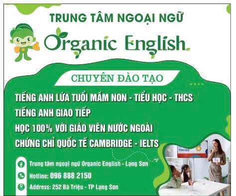 Trung tâm Ngoại ngữ Organic English - Lạng Sơn