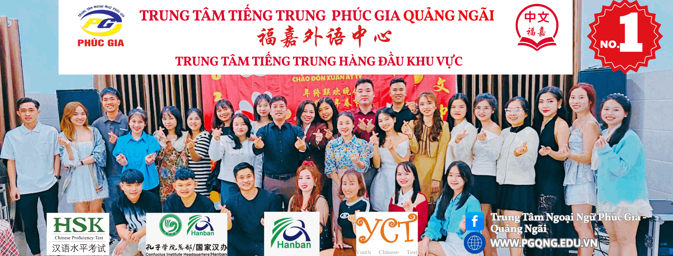 Trung tâm Ngoại Ngữ Phúc Gia - Quảng Ngãi