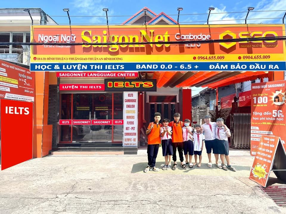 Trung tâm Ngoại Ngữ SaigonNet - SGO - Thuận An