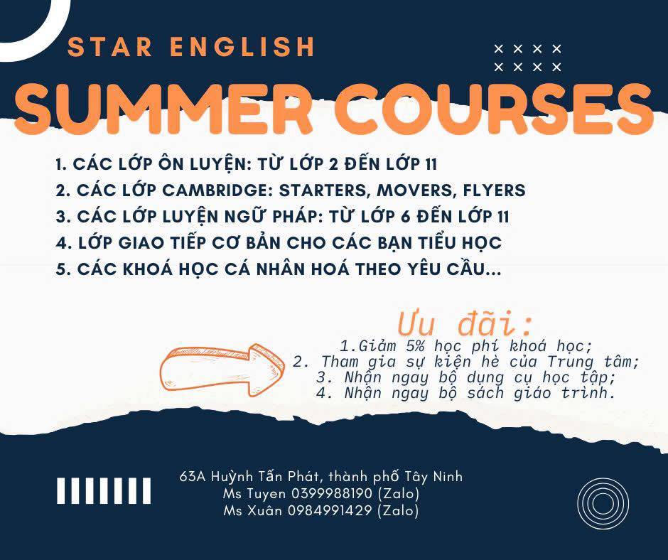 Trung tâm Ngoại Ngữ STAR English - Tây Ninh