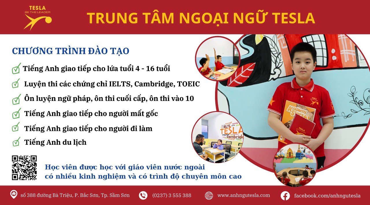Trung tâm Ngoại Ngữ Tesla - Sầm Sơn