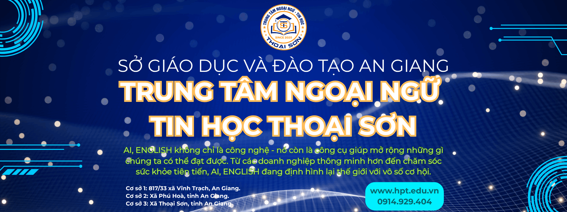 Trung tâm Ngoại ngữ - Tin học Thoại Sơn - Vĩnh Trạch