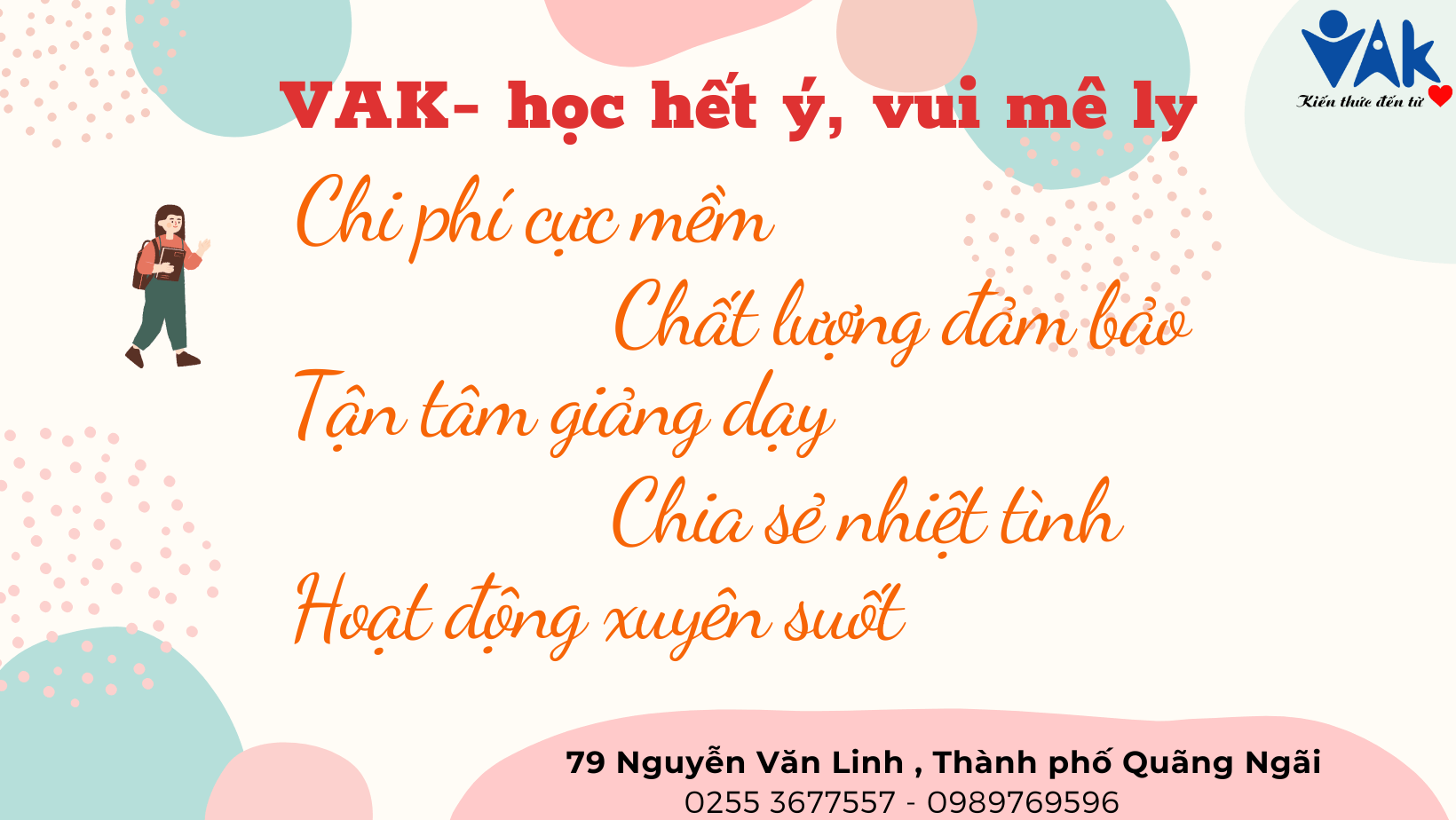 Trung tâm Ngoại Ngữ VAK - Sơn Tịnh