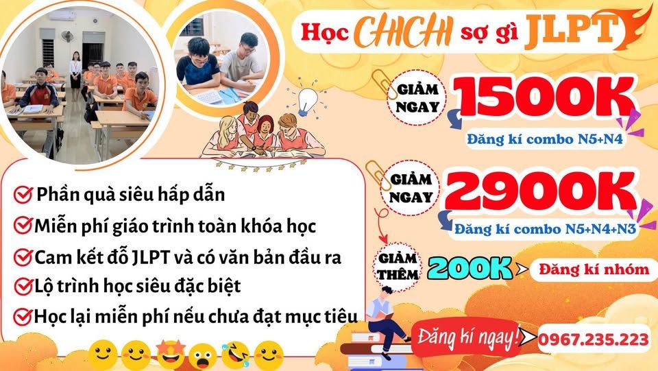Trung tâm Nhật Ngữ ChiChi - Phố Nhổn