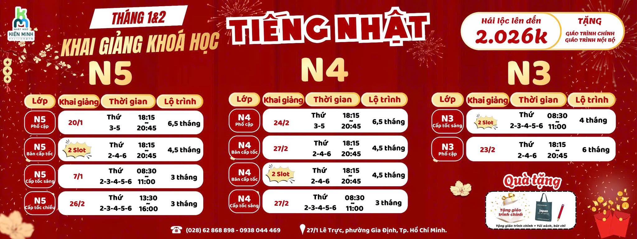 Trung tâm Nhật Ngữ Kiến Minh - Gia Định