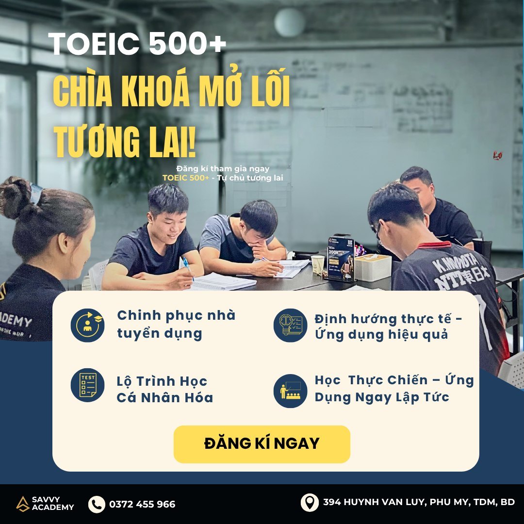 Trung tâm Savvy Academy - Thủ Dầu Một