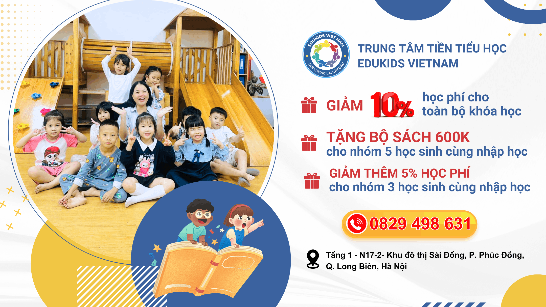 Trung Tâm Tiền Tiểu Học Edukids VietNam - Long Biên