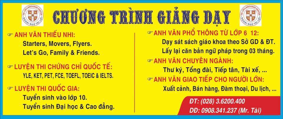 Trung tâm TaiLoi Language Center - Quận 12