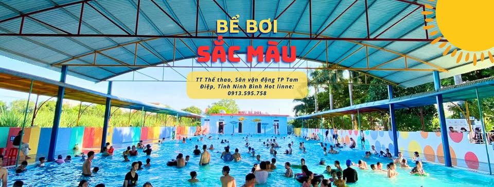 Trung tâm thể thao bể bơi sắc màu - Tam Điệp