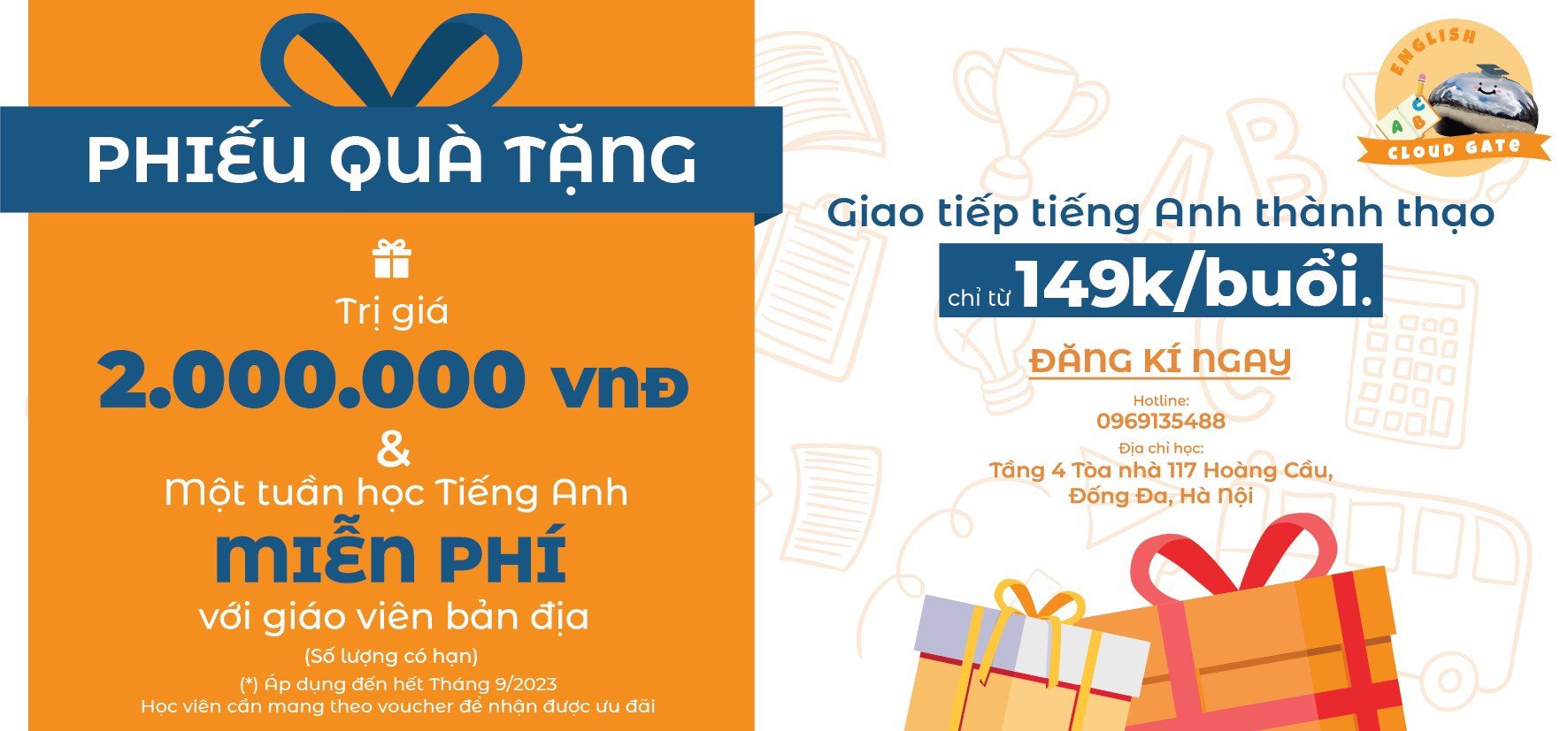 Trung tâm Tiếng Anh Cloud Gate English Center - Thanh Xuân