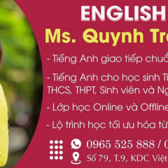 Trung tâm tiếng anh Cô Quynh Trang - English - Ms. Quynh Trang - Thái Nguyên