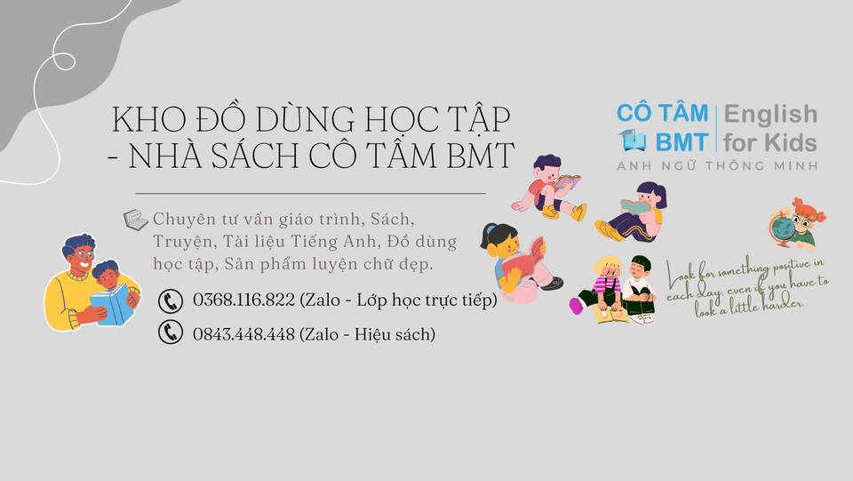 Trung tâm Tiếng Anh Cô Tâm - English for Kids - Buôn Ma Thuật