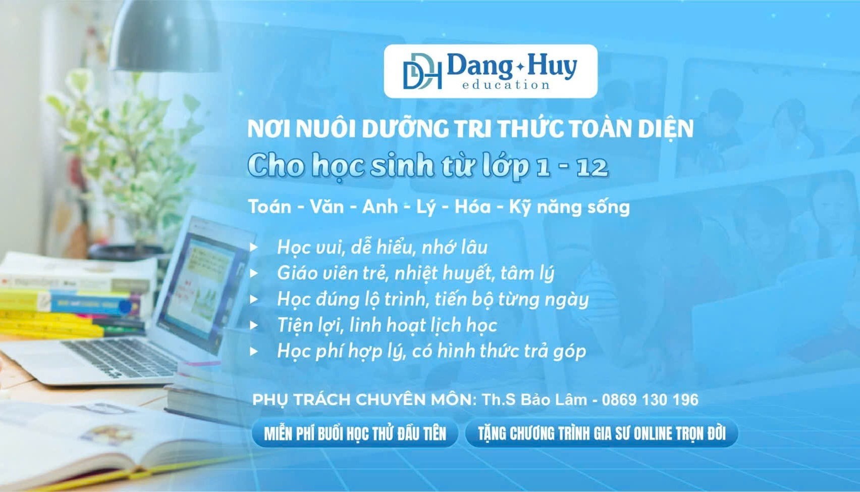 Đăng Huy Education - Nền tảng học trực tuyến