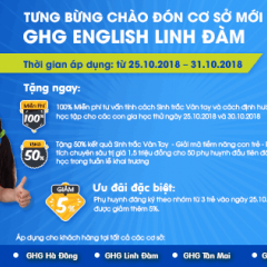 TRUNG TÂM TIẾNG ANH GHG - Long Biên