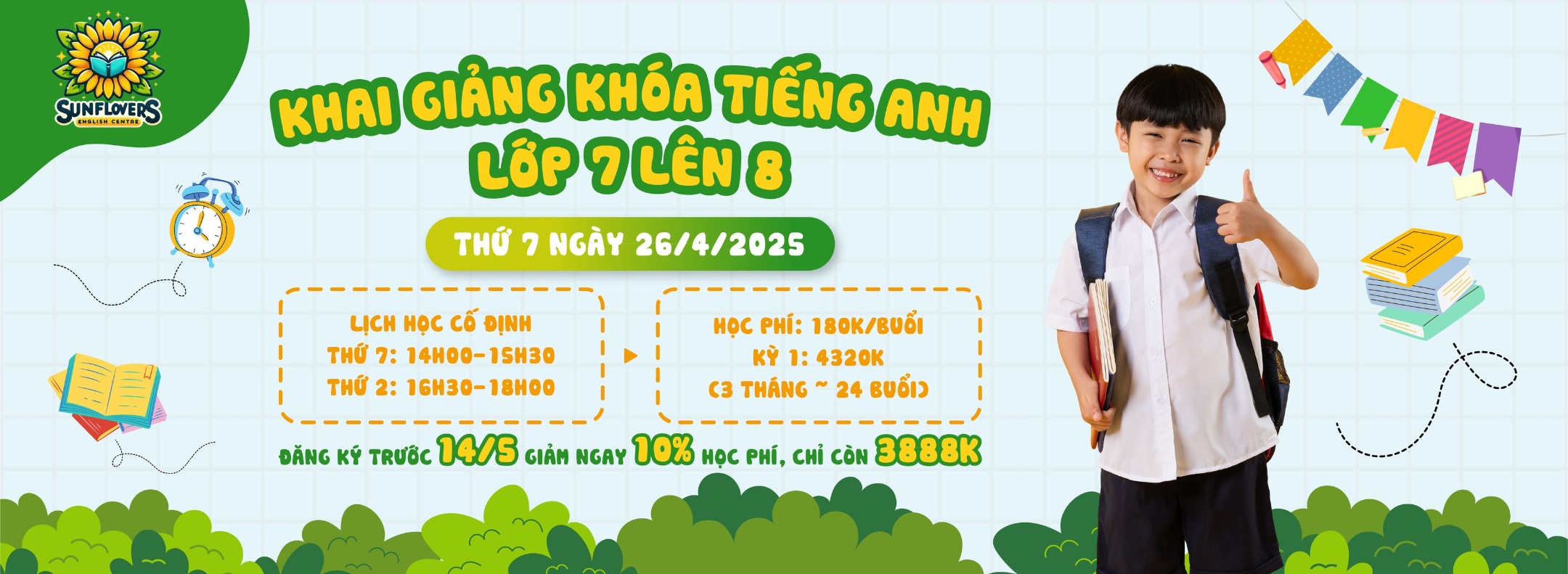 Trung Tâm Tiếng Anh Hoa Hướng Dương - 405 Bát Khối, Long Biên