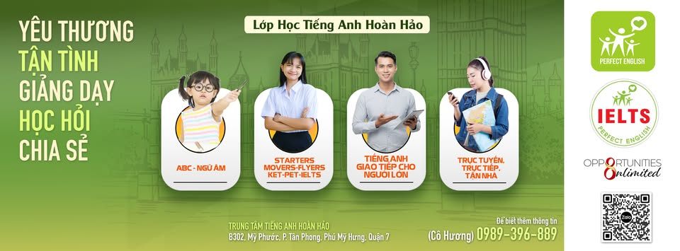 Trung tâm Tiếng Anh Hoàn Hảo - Perfect English - Thái Nguyên