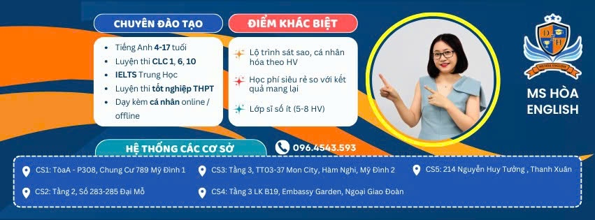 Trung Tâm Tiếng Anh Ms Hòa English - Thanh Xuân