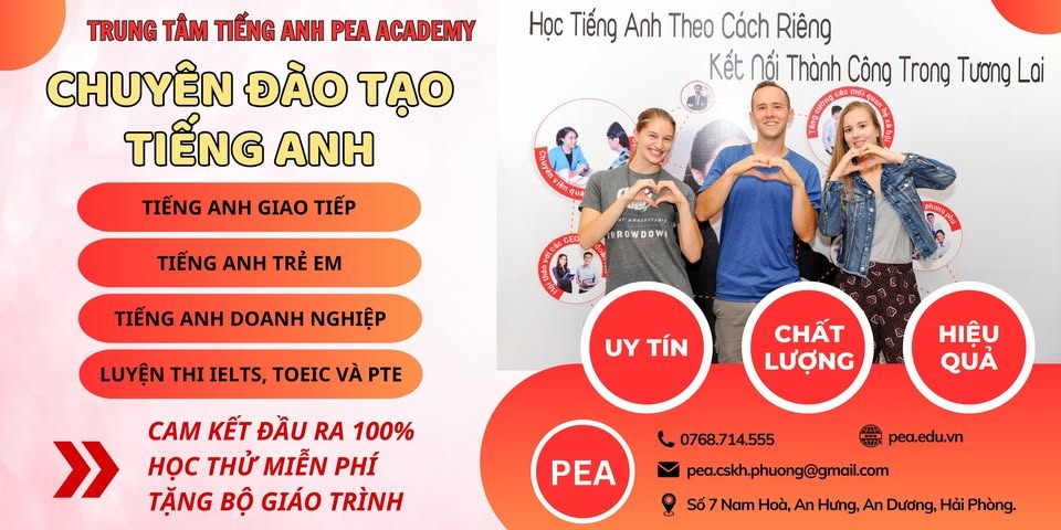 Trung tâm Tiếng Anh PEA Academy - An Dương
