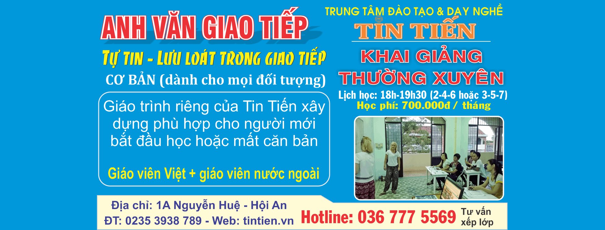 Trung tâm Tiếng Anh Tin Tiến - Hội An
