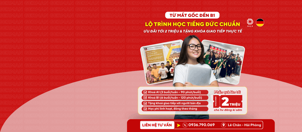 Trung tâm tiếng Đức Deutsch Experten - DEX - Lê Chân