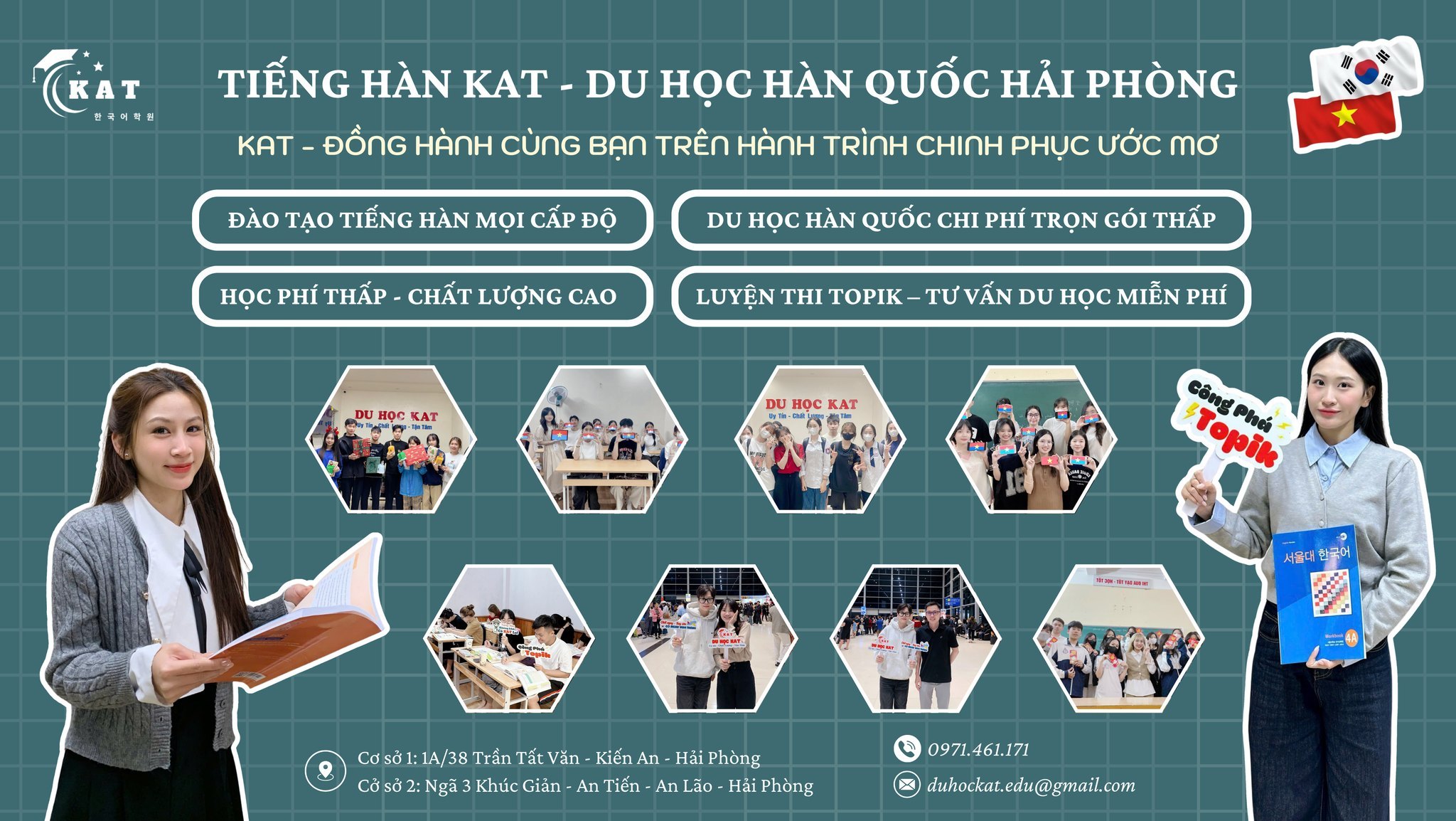 Trung tâm Tiếng Hàn K.A.T - Kiến An