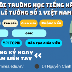 Trung tâm tiếng Hàn Mirea - Đại Kim