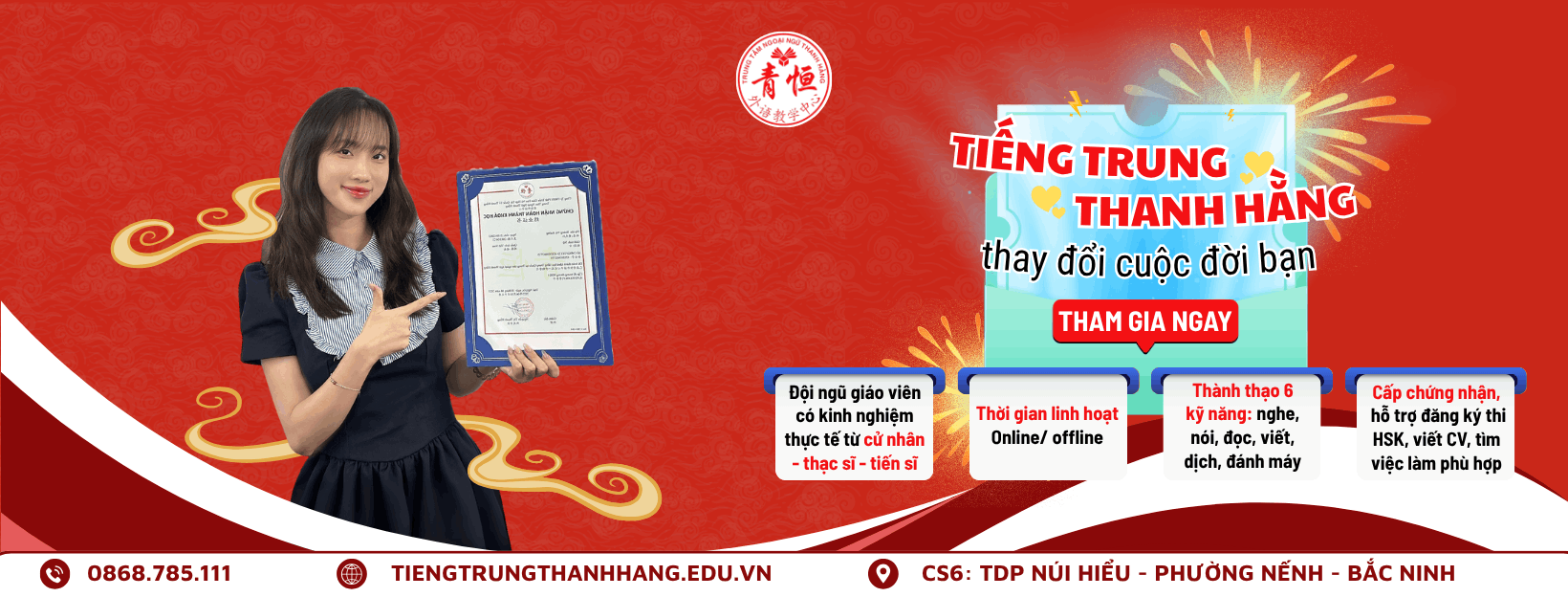 Trung tâm Tiếng Trung Thanh Hằng - Cơ  sở 10