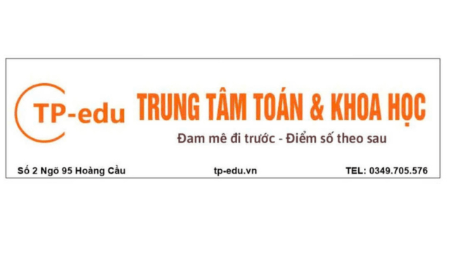 Trung tâm Toán và Khoa học TP-edu - Đống Đa